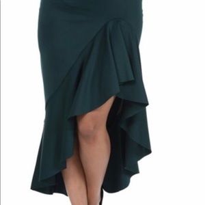 Women’s Ruffled Hi/Lo Skirt